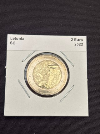 2 euros Letonia 2022 SC