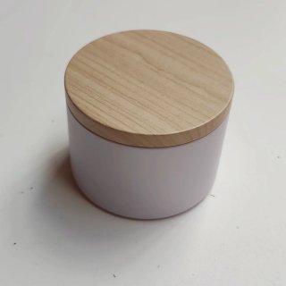 6 Envases de Aluminio Blancos con tapa