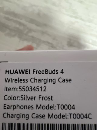 Huawei FreeBuds 4 estuche de carga inalambrica