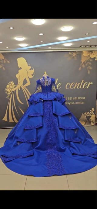 Vestido de Quinceañera Azul