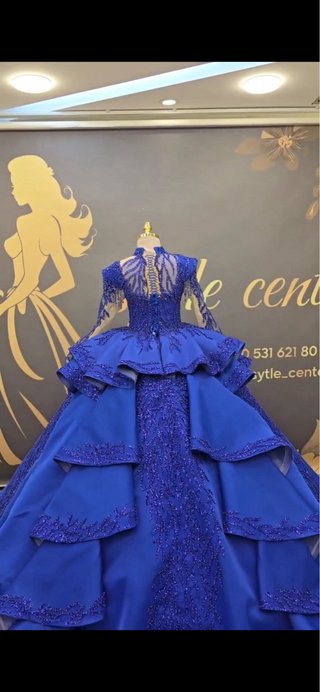 Vestido de Quinceañera Azul