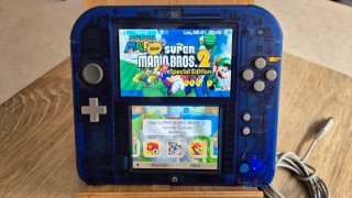 ​‼️ NINTENDO 2DS AZUL TRANSP. EXTRAS + SD 32GB ‼️