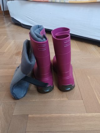 Botas de agua fucsia talla 37/38