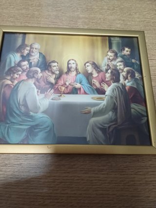 Antigüedad: Cuadro La Última Cena