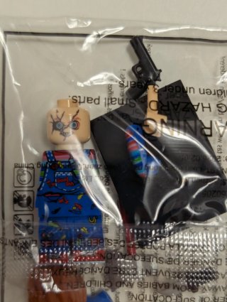 Mini Figura Lego Halloween Chucky compatible