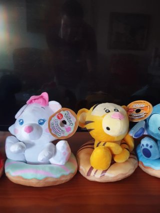Set de 6 Peluches Disney Doughnut Collection