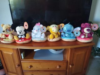 Set de 6 Peluches Disney Doughnut Collection