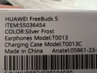 Huawei FreeBuds 5 estuche carga Inalámbrico