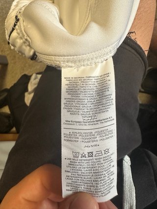 Pantalón de chándal Nike blanco