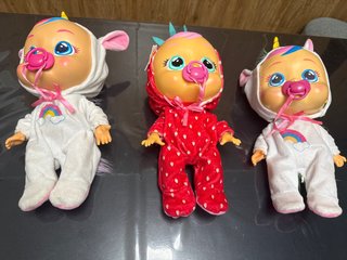 Set de 3 Muñecos Bebés Llorones 10€ unidad