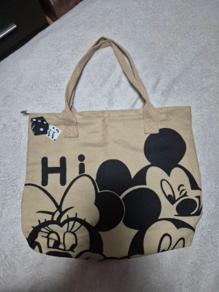Bolso Tote Minnie Mouse Disney Beige