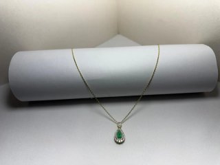 Colgante de plata S925 con Esmeralda
