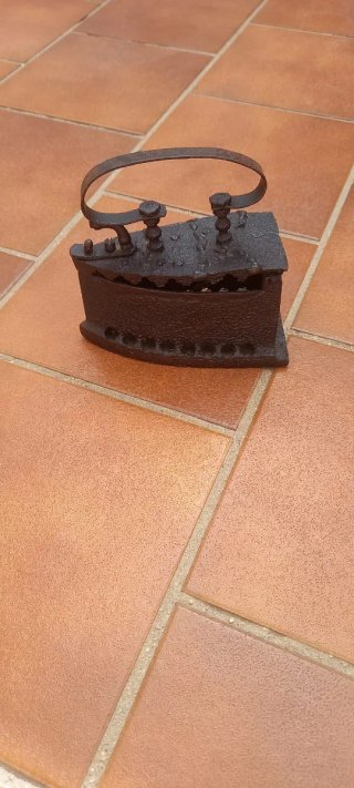 Plancha Antigua de Hierro para Decoración