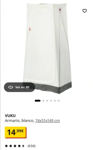 Guardaroba in tessuto Ikea