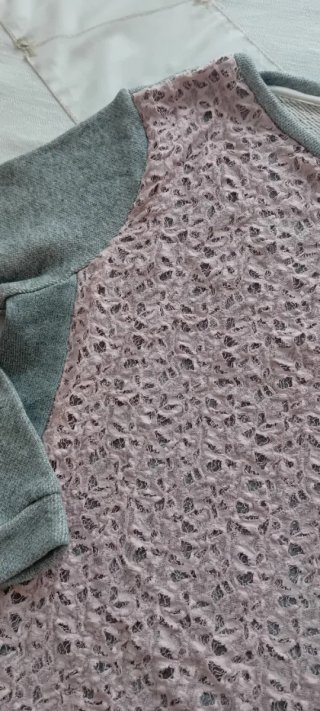 Sudadera Masscob gris y rosa