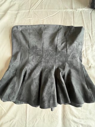 Top Palabra de Honor Ante Negro Zara