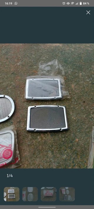 Rejillas Cromadas para Altavoces