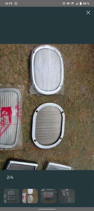Rejillas Cromadas para Altavoces