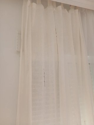Juego de 4 cortinas de algodón 135cm x234cm