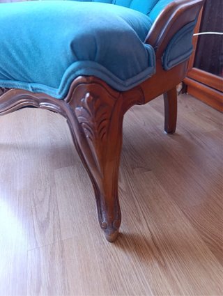 Sillón de Terciopelo Turquesa