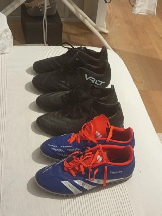 3 Pares Zapatillas Fútbol Multitaco