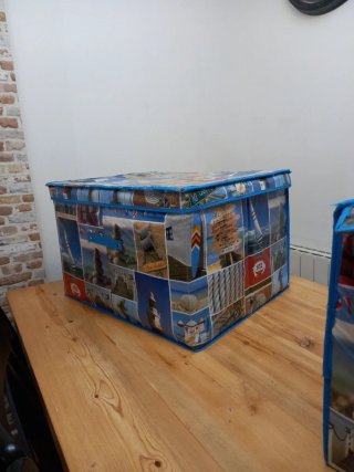 Caja Organizadora Plegable Estampada