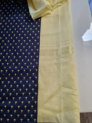 Cortinas de salón azul