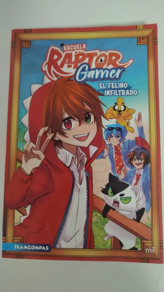 Libro escuela Raptor gamer el felino infiltrado