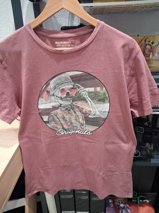 Camiseta Jack & Jones Estampado Calavera Talla M