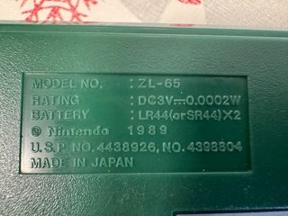 Nintendo Game & Watch Zelda (ZL-65). Excepcional.