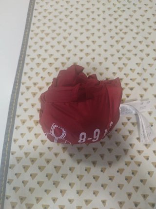 Impermeable Quechua Rojo Niño