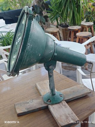 Foco Proyector Industrial Vintage Años 80
