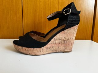 Sandalias de Cuña con Plataforma de Corcho Talla 3