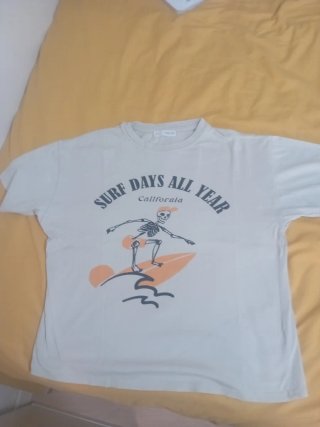 Camiseta Beige Surf Days All Year