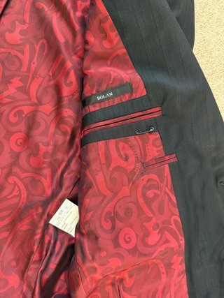 Traje John Richmond Negro Talla 52