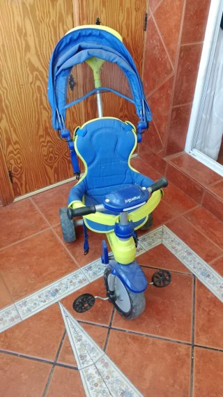 Triciclo Juguettos 2 en 1 Azul y Verde