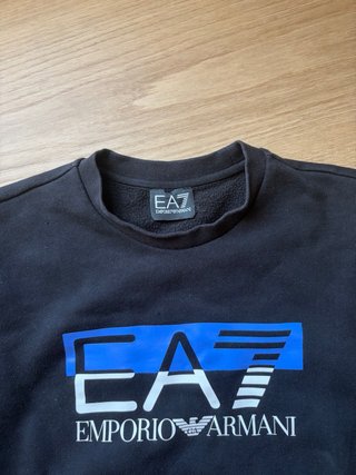 Sudadera EA7 Emporio Armani Negra