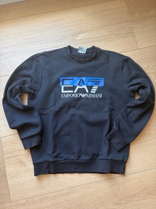 Sudadera EA7 Emporio Armani Negra