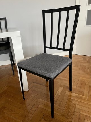 4 Sillas de Forja. 6€ cada una.
