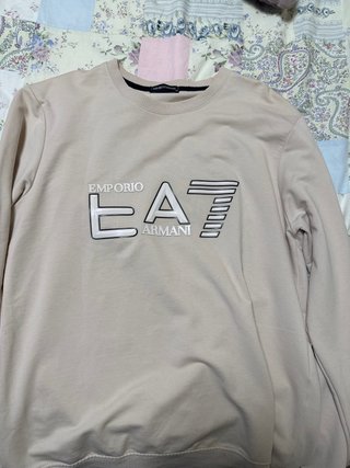 Sudadera Emporio Armani EA7 Beige