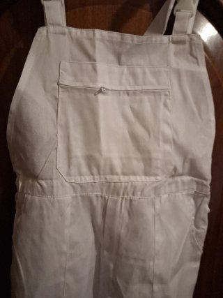 Peto largo blanco talla 42 unixes