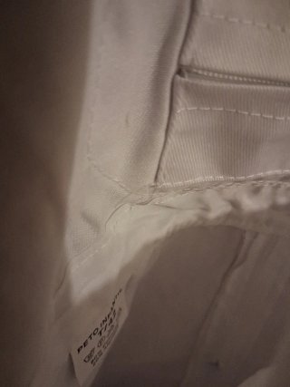 Peto largo blanco talla 42 unixes