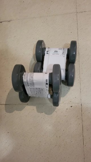 2 parejas de Mancuernas de vinilo 3kg Decathlon