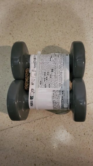 2 parejas de Mancuernas de vinilo 3kg Decathlon