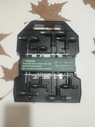 Juego Llaves Hexagonales y Torx Parkside