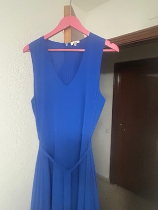 Vestido azul El Corte Inglés talla M