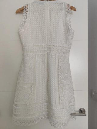 Vestido blanco Pedro del Hierro encaje