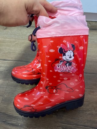 Botas de agua Minnie Mouse Disney Rojas 26-27