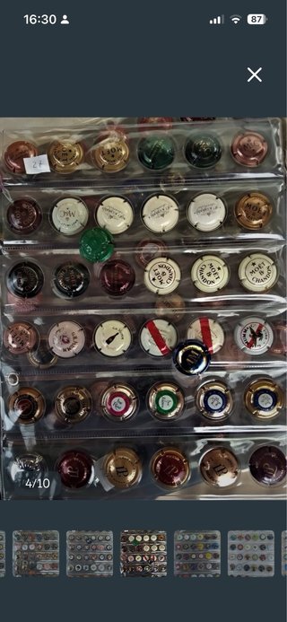 Chapas Cava y Champagne Colección