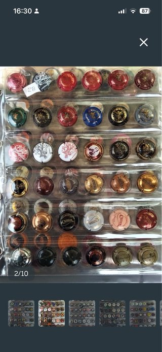 Chapas Cava y Champagne Colección